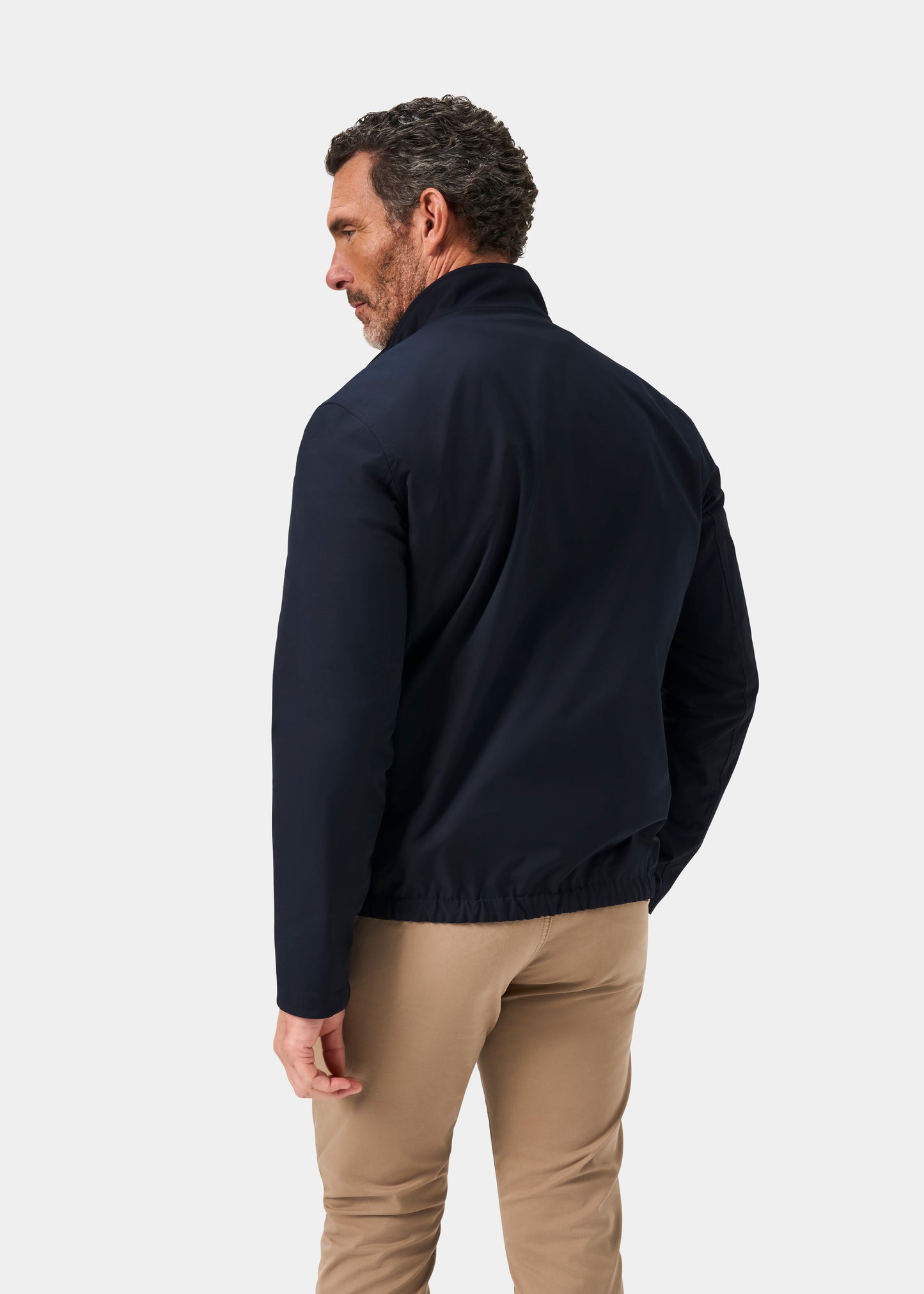 Lakeward Men's Reversible Bomber Jacket In Green and Navy