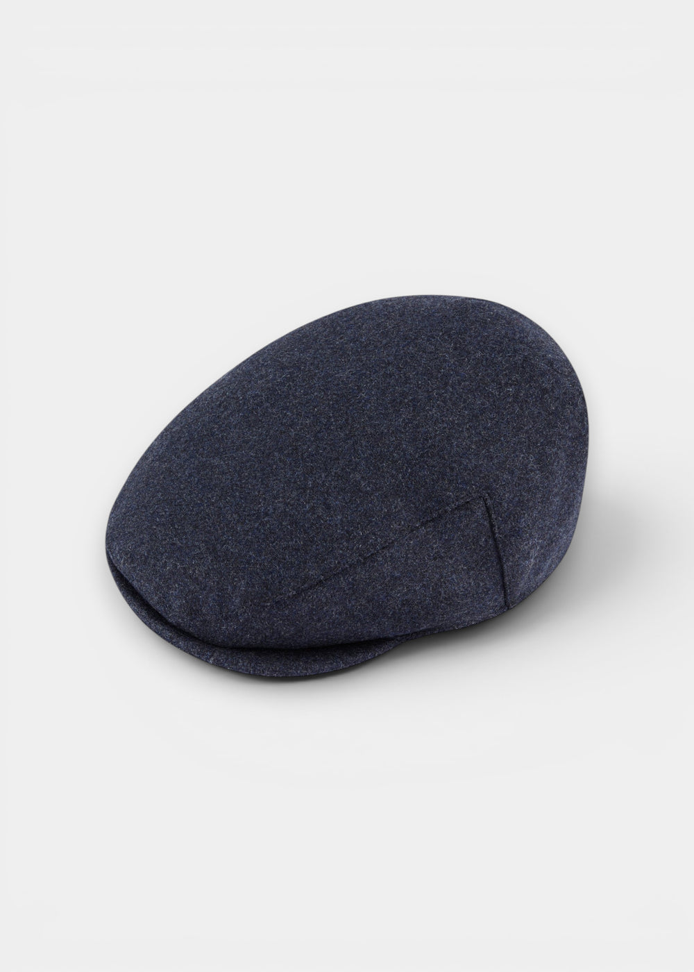 Surrey Men's Tweed Waterproof Flat Cap in Blue  -  Regular Fit