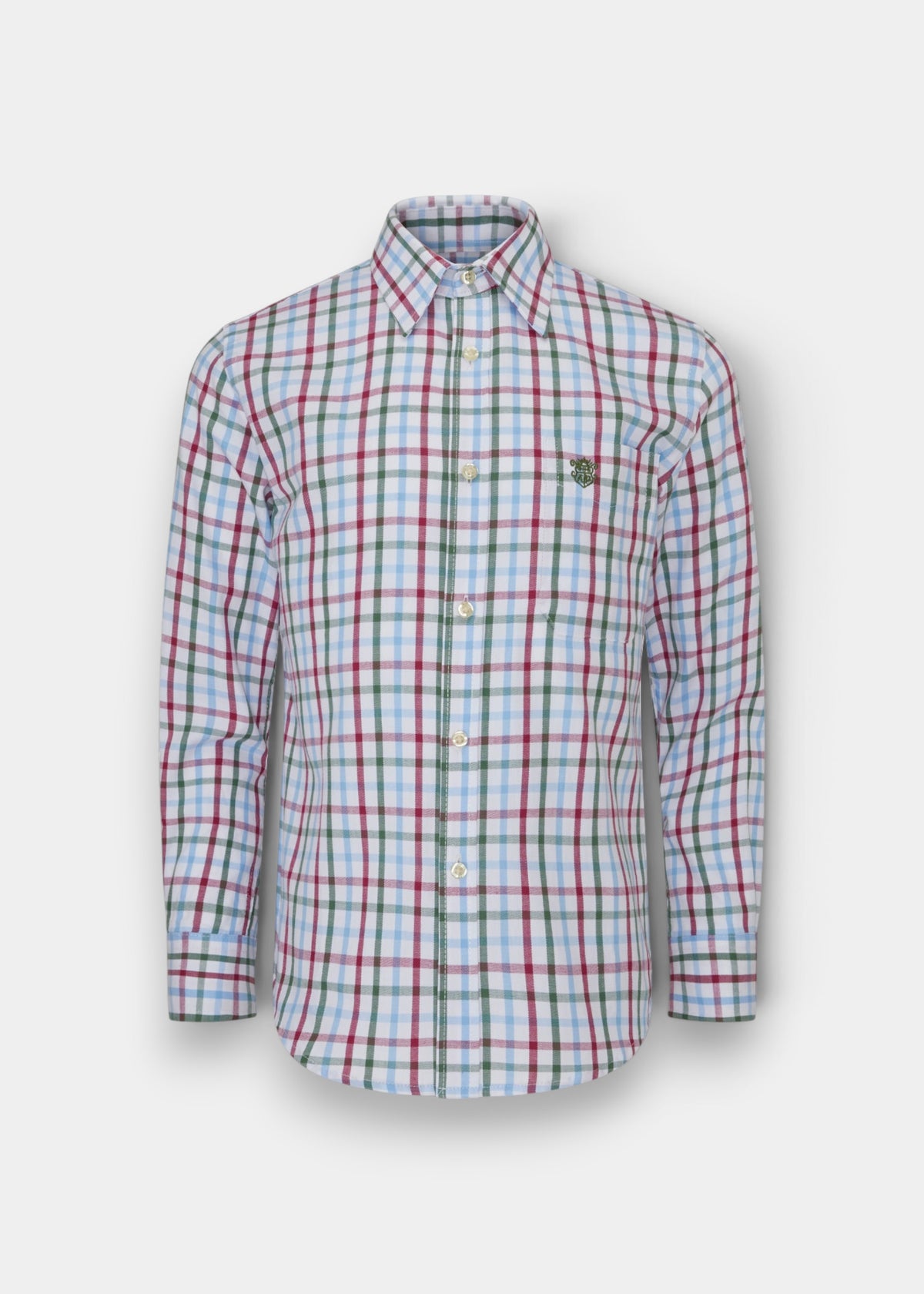 Ilkley Children's Check Country Shirt In Wine