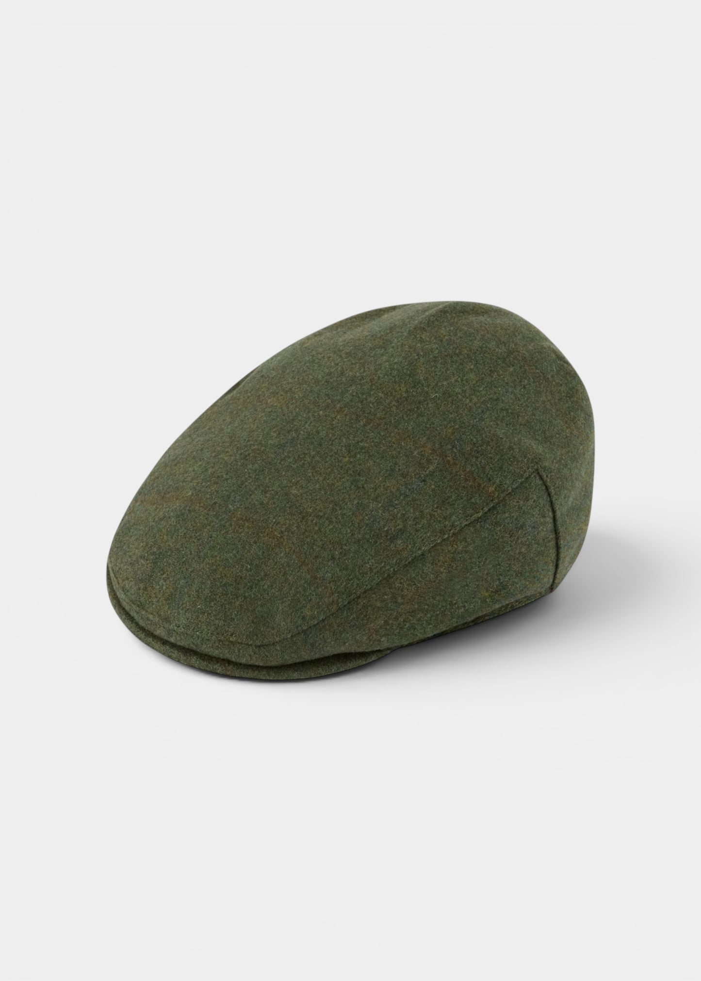 Combrook Men's Tweed Waterproof Flat Cap in Mariner -  Regular Fit