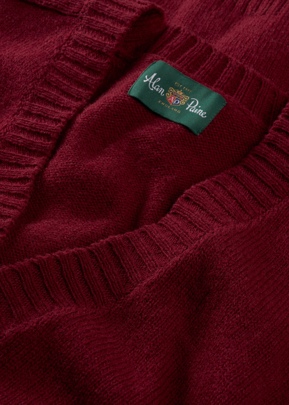 Kinloch Men's Shetland Wool Cardigan in Venetian