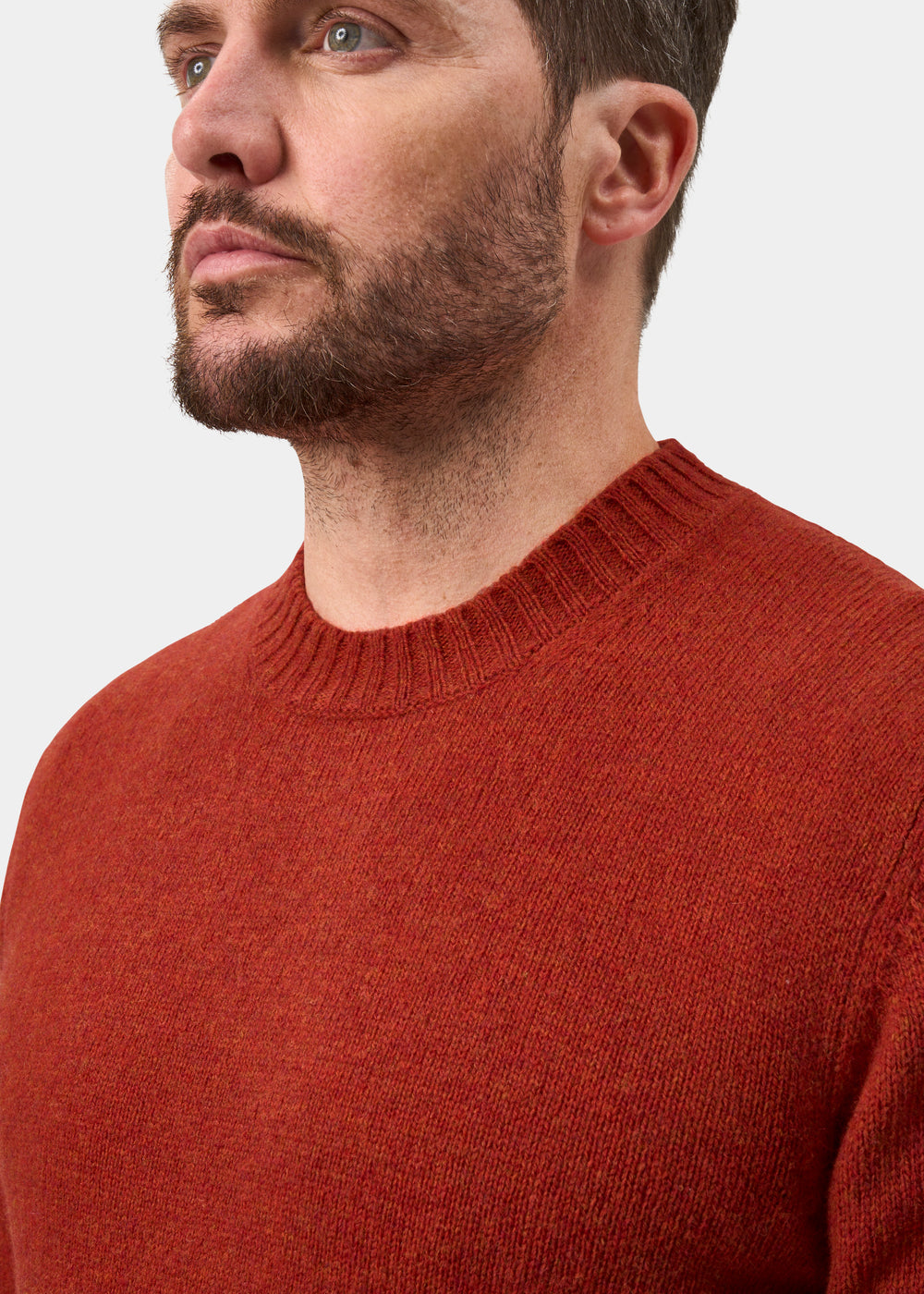 Kinnadie Supersoft Shetland Jumper In Saffron - Regular Fit