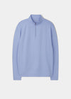 Rainford Performance 1/4 Zip Mock Neck i ljusblått