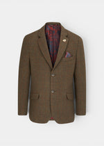 Surrey Men's Tweed Lined Blazer In Field Maple - Regular Fit