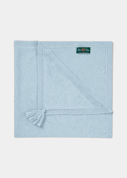 Cashmere Babyfilt - Babyblå