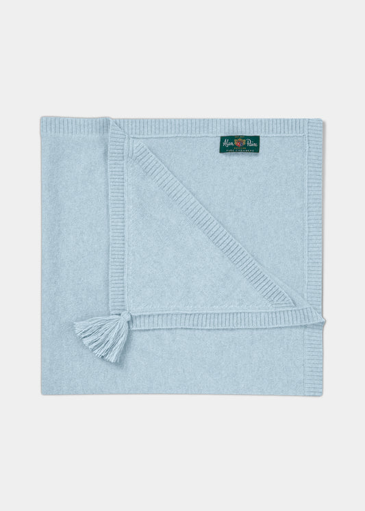 Cashmere Babyfilt - Babyblå