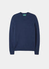 Kinnadie Supersoft Shetland Indigo Jumper - Normal passform