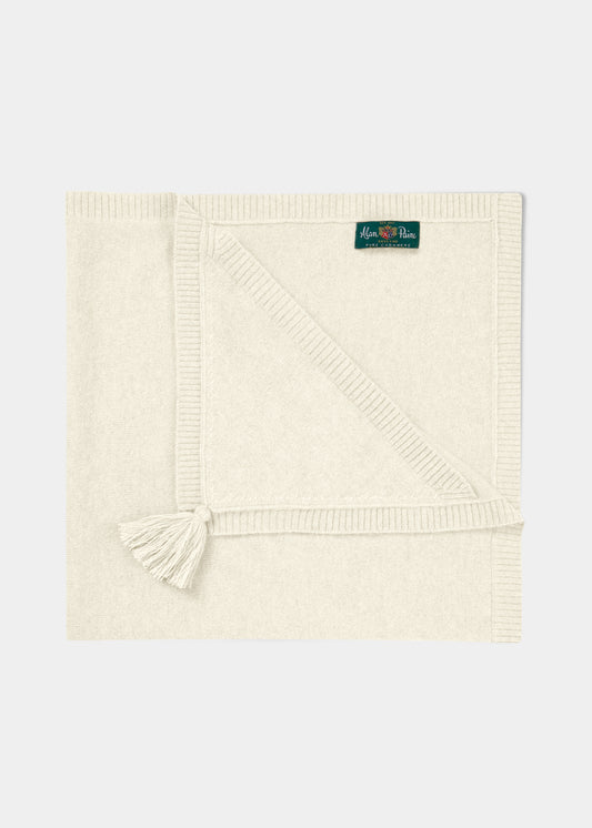 Cashmere babyfilt - Ecru