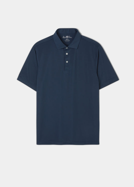 Rockbourne Performance Polo i marinblå - Sports Fit