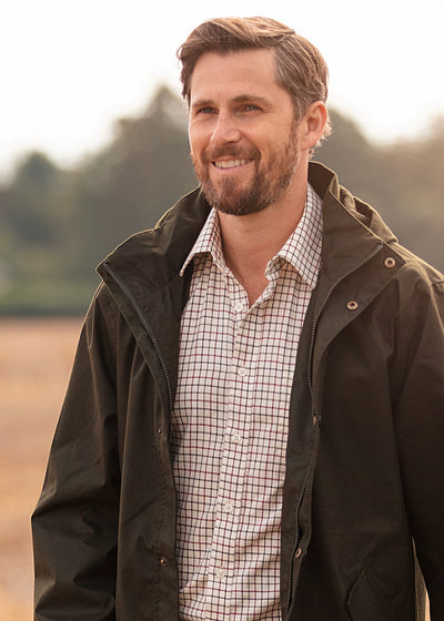 Aylesbury Men's Red Check Shirt - Regular Fit