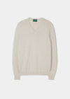 Rothwell Cotton Cashmere Jumper i sand