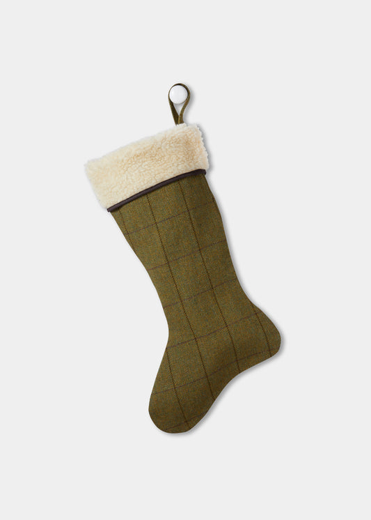 Rutland Tweed Julstrumpa - Lav